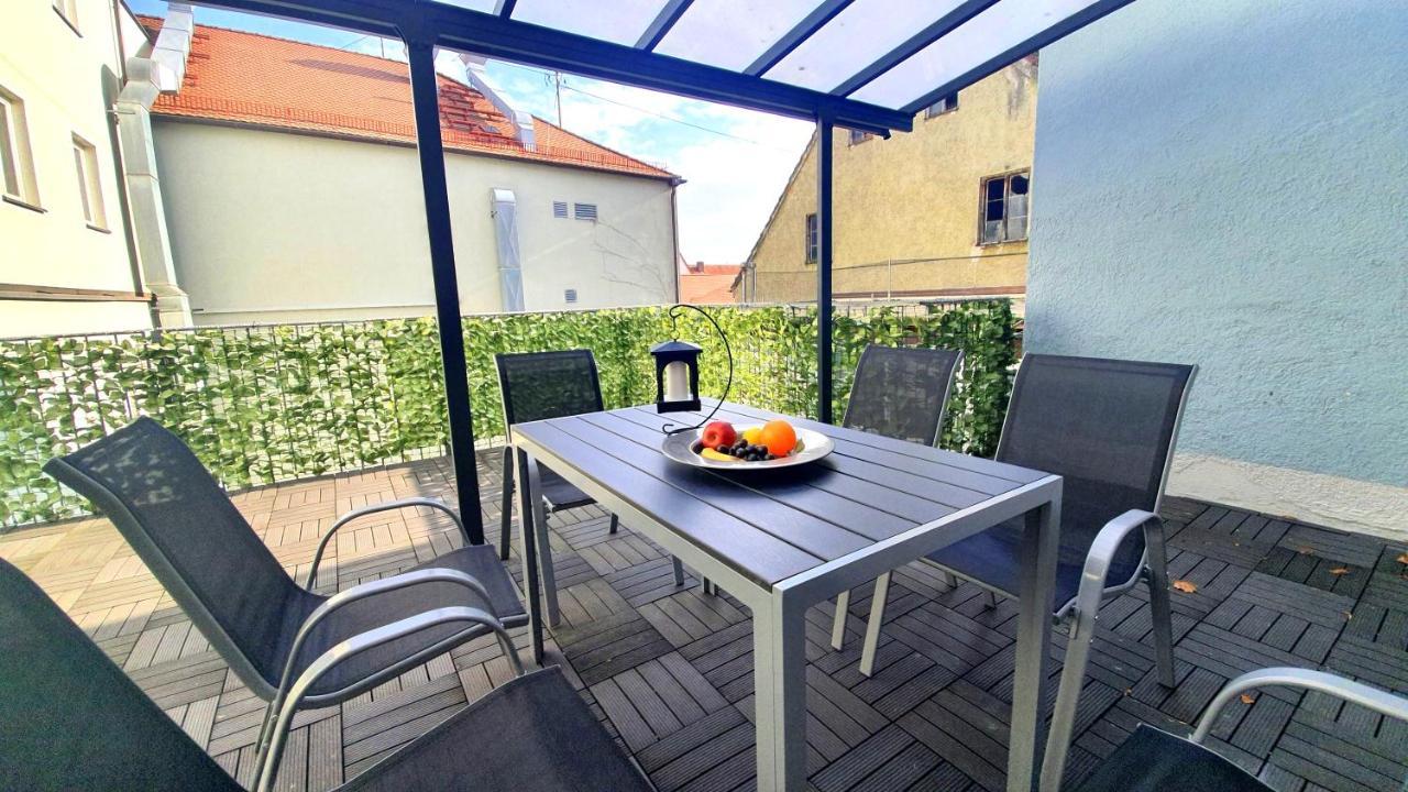 Neuburg Ferienwohnung Am Schloss 多瑙河畔诺伊堡 外观 照片